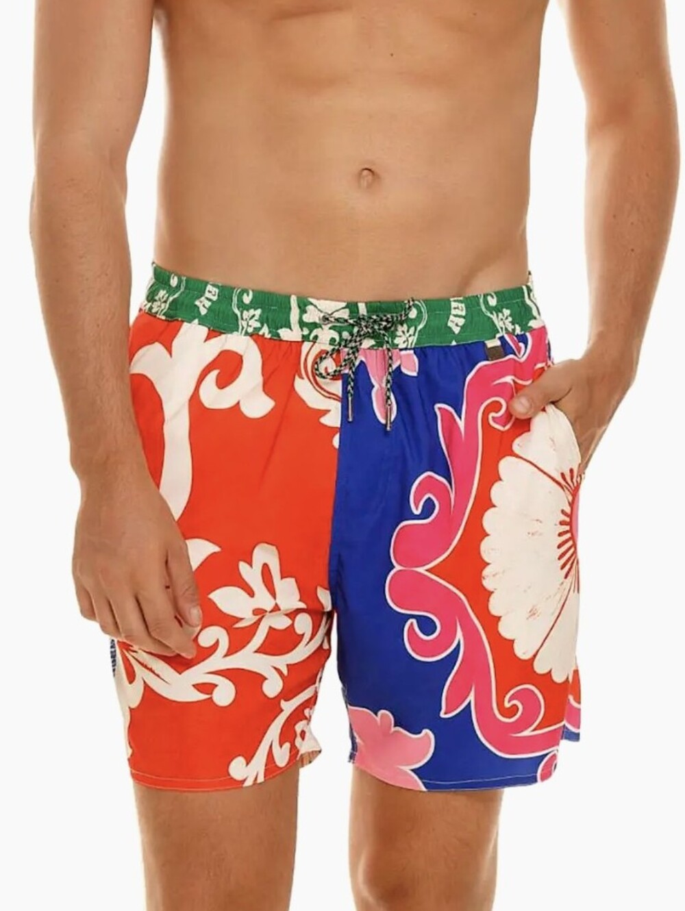Agua Bendita Joe Eames Surf Boardshorts Swim Trunks Unisex Multicolor Coastal 34